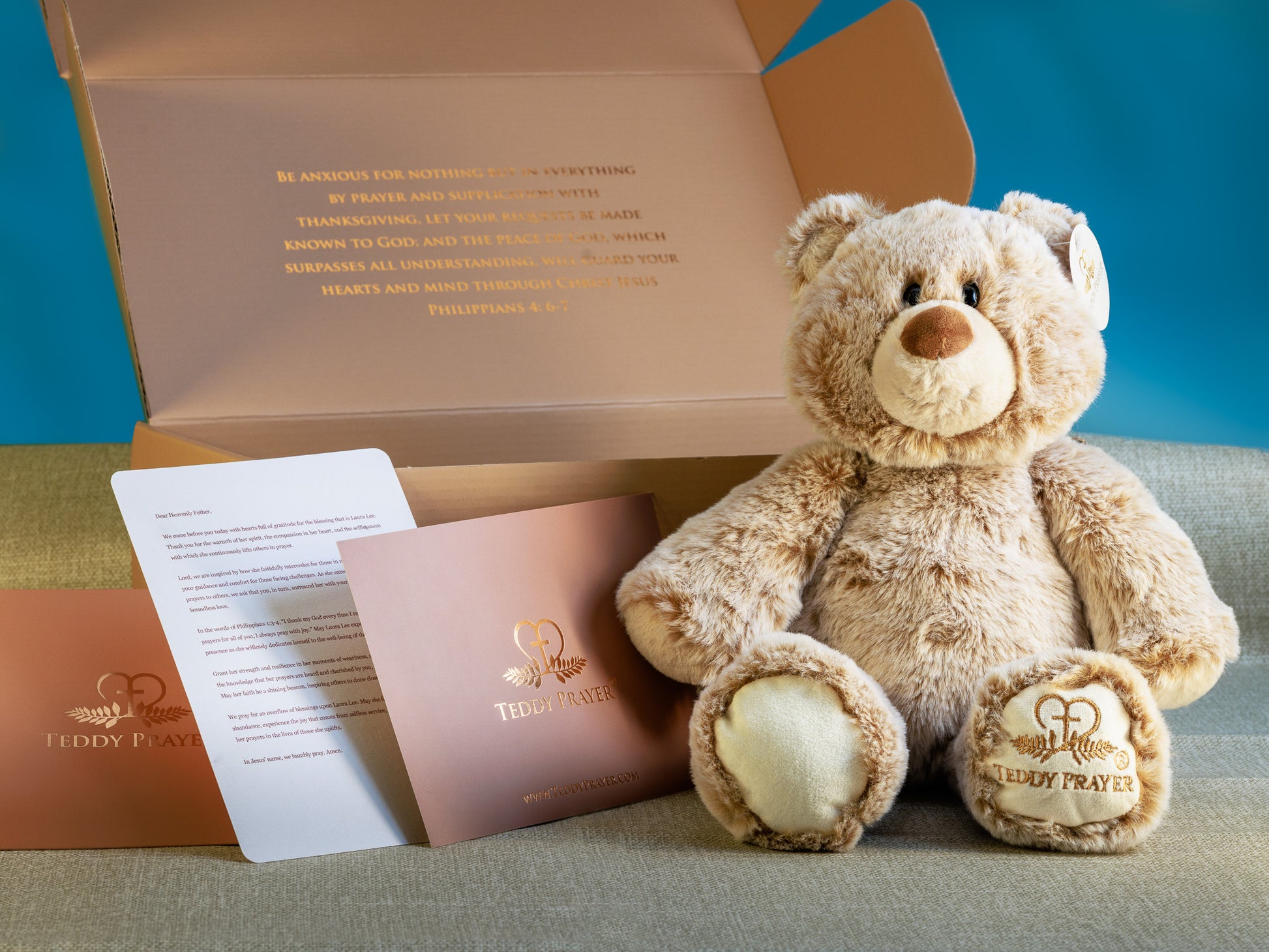 Photo of Prayer Bear Packaging Wide