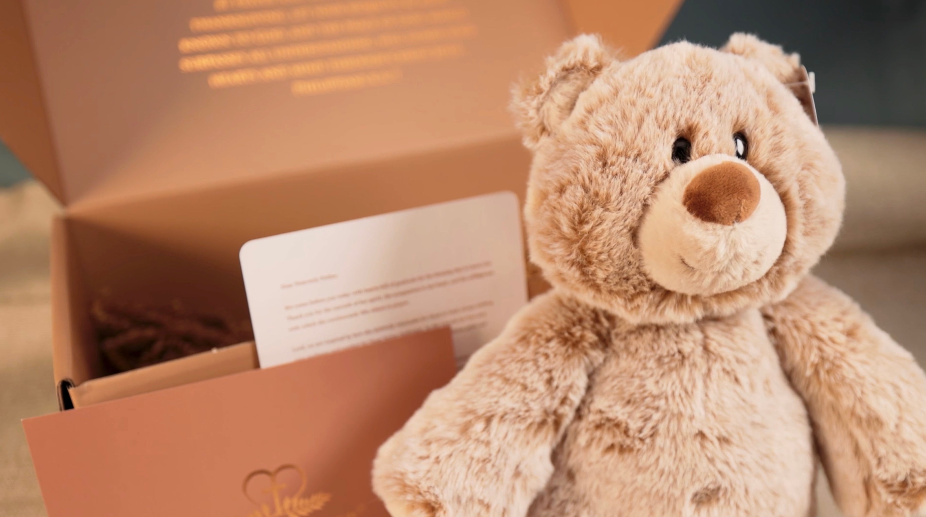 Load video: Meet Teddy Prayer®! This short video introduces you to the snuggly gift that&#39;s wrapped in prayer.